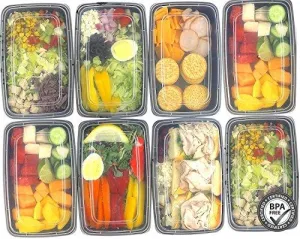 - Simplehouseware Reusable Food-Grade Meal Prep Food Storage Container 1 Compartment, 28 Ounces