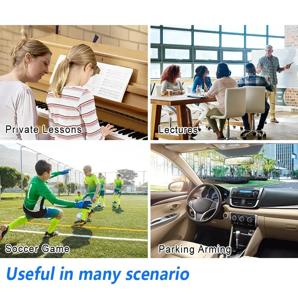 1080P HD WiFi Surveillance Camera Bluetooth Speaker IR Night Vision Motion Activated Security Live View