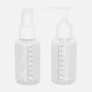 2 PIECES TRAVEL BOTTLE 75ML