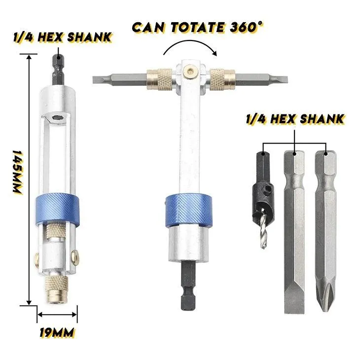 20pcs/set Half Time Drill Driver Multi Screwdriver