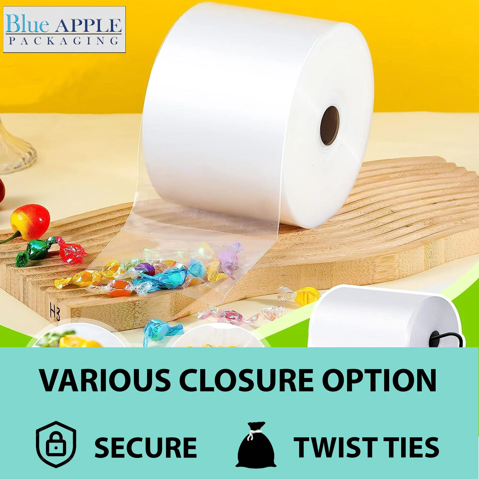 4.5 inch x 1075ft Poly Tubing Roll 4 Mil LDPE Low Density