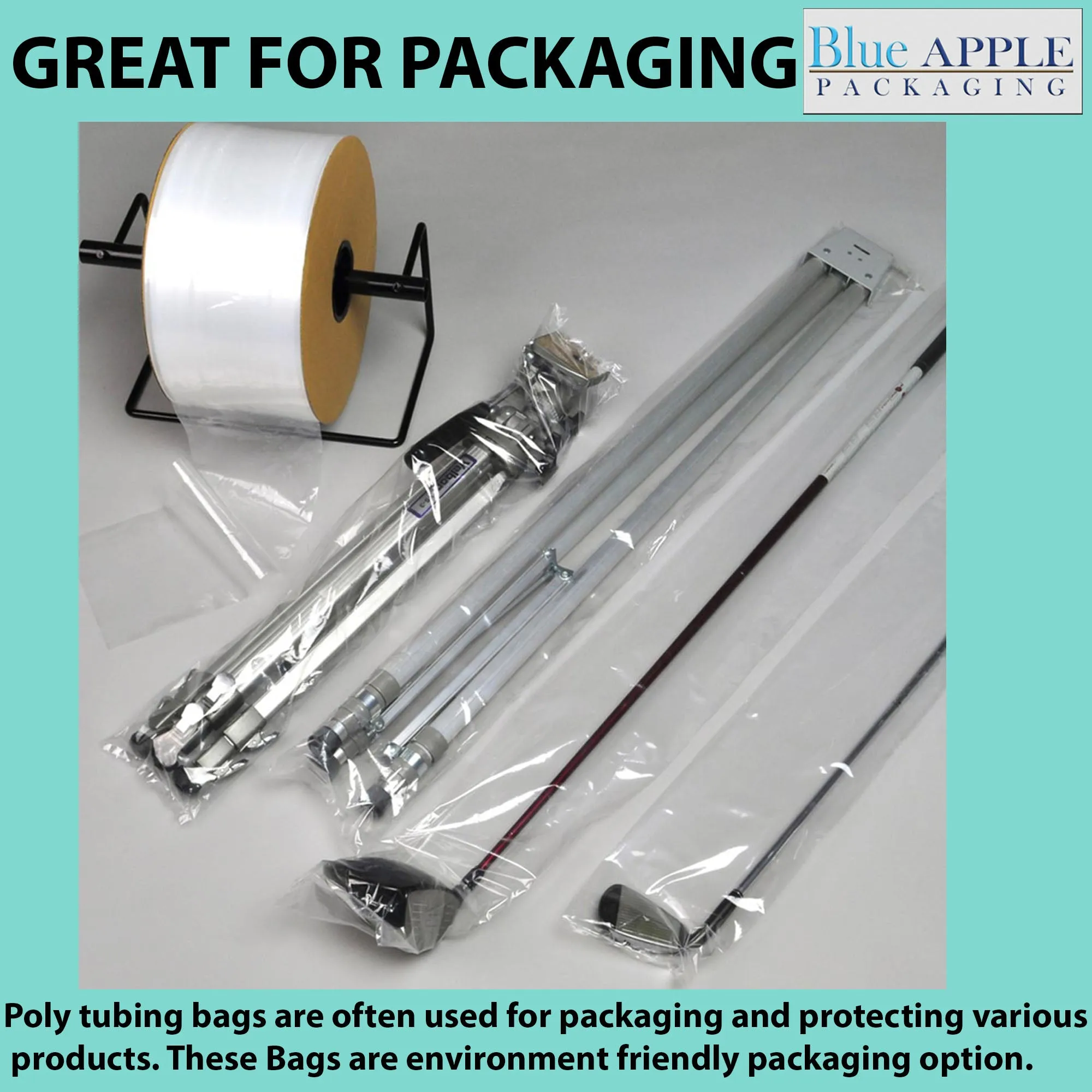 4.5 inch x 1075ft Poly Tubing Roll 4 Mil LDPE Low Density
