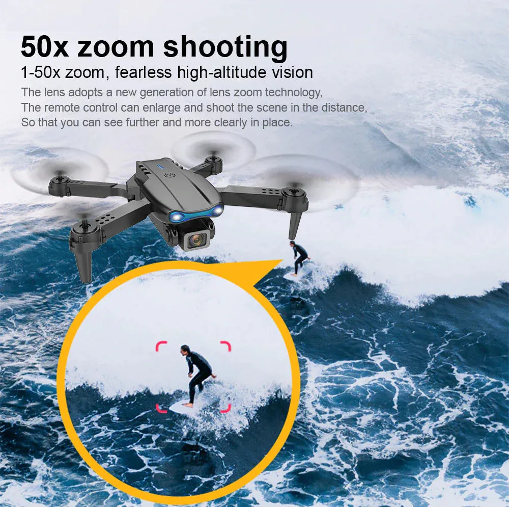 5G 4K Dual Camera Drone X Pro with HD WiFi FPV, GPS, and Foldable RC Design