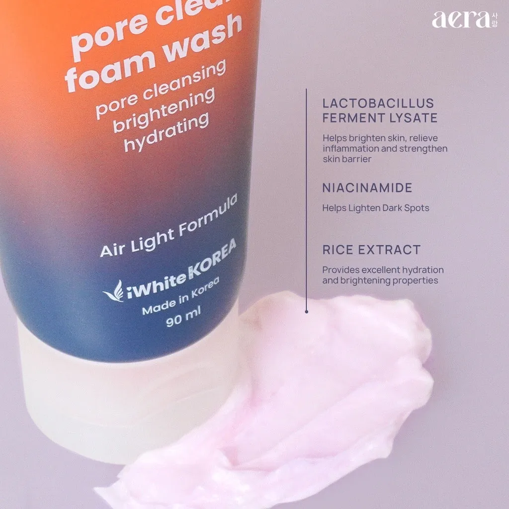 Aera by iWhite Korea Pore Clear Foam Wash 90ml