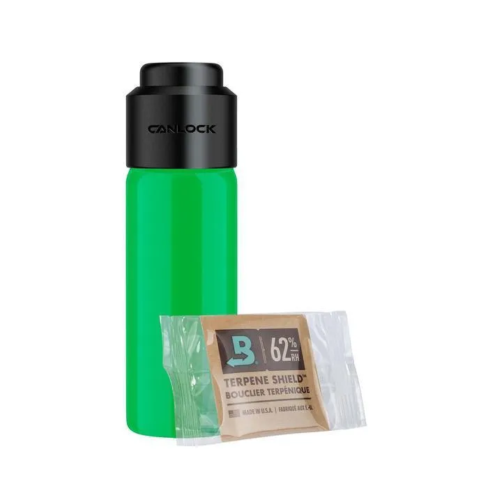 Air Tight Glass Stash   Jar By Canlock (11 - 14 Grams)