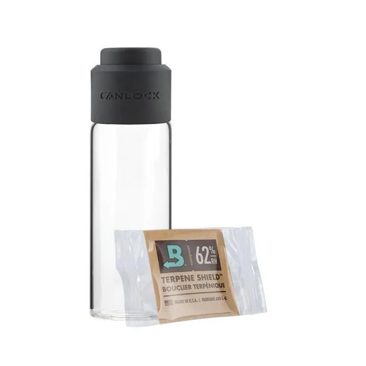 Air Tight Glass Stash   Jar By Canlock (11 - 14 Grams)