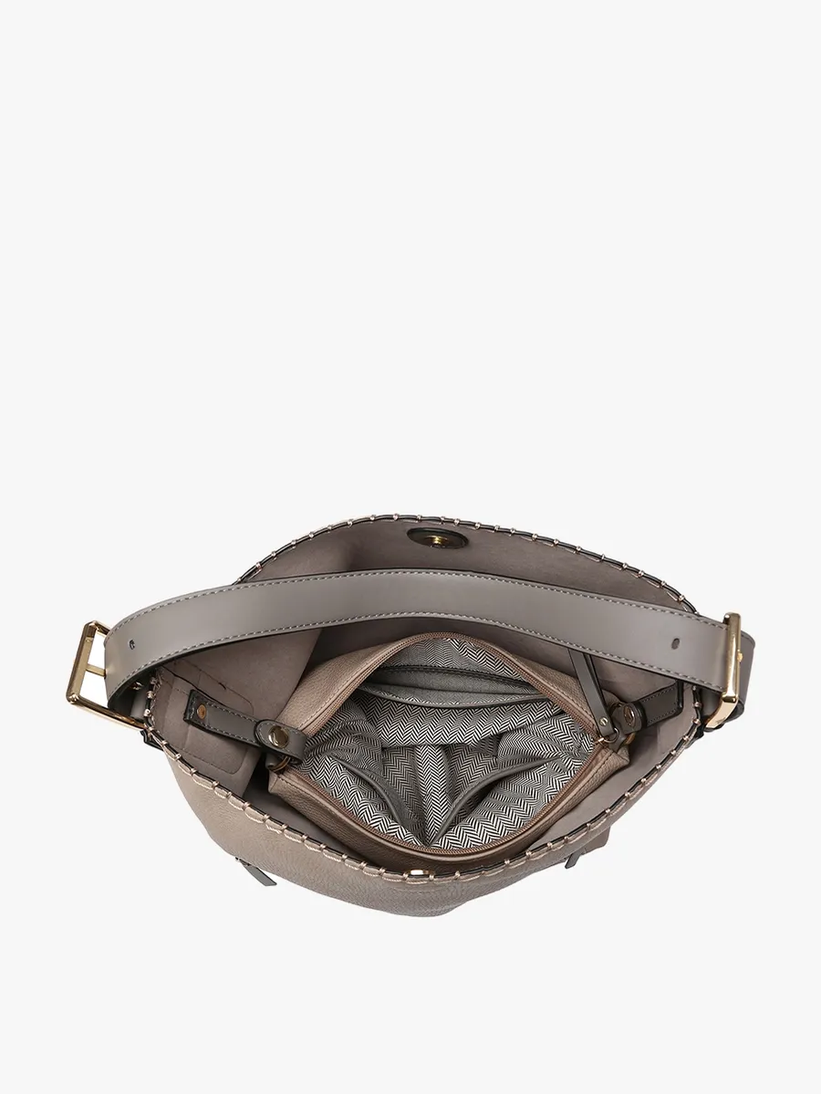 Alexa Brown 2-in-1 Hobo Bag