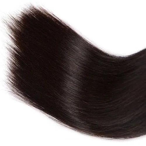 Alipop Hair Straight Wig 3 Bundles Pony Tail Weave 100% Unprocessed Human Hair