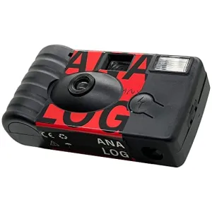 Analog Disposable Camera w/Flash   Development & Digital Uploads (Red) | 35mm Film Single-Use Camera, 24 Exposures, Pictures Sent to Your Phone
