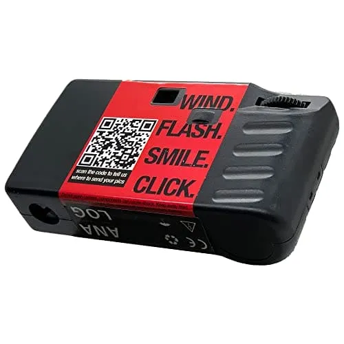 Analog Disposable Camera w/Flash   Development & Digital Uploads (Red) | 35mm Film Single-Use Camera, 24 Exposures, Pictures Sent to Your Phone