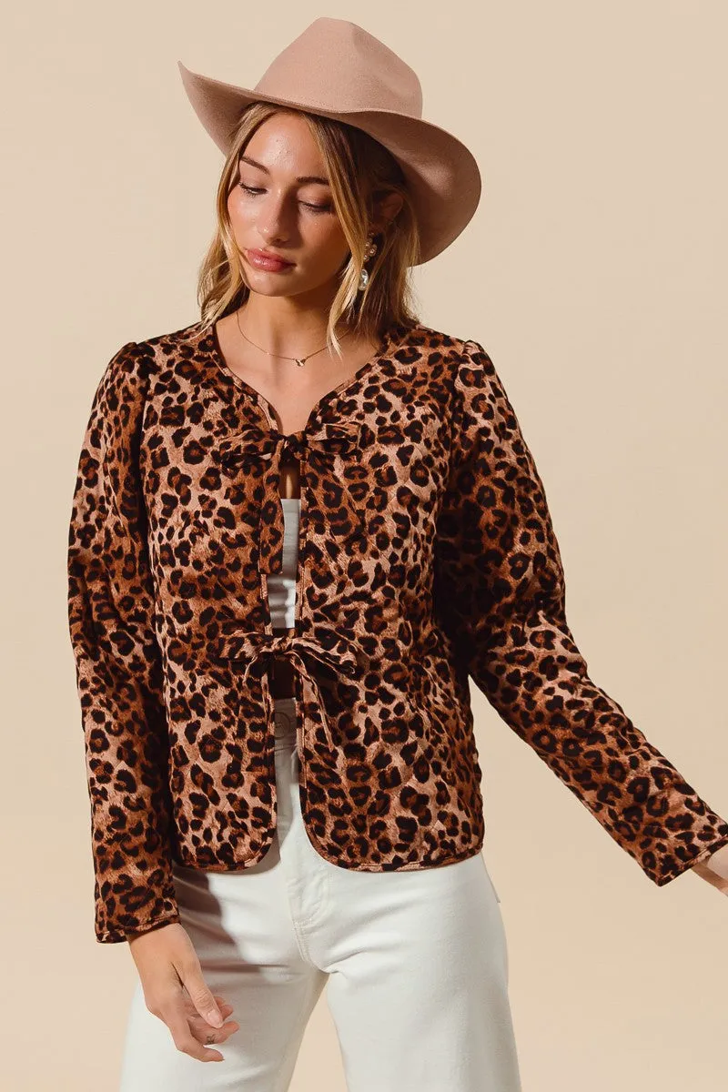 Annie Leopard Jacket