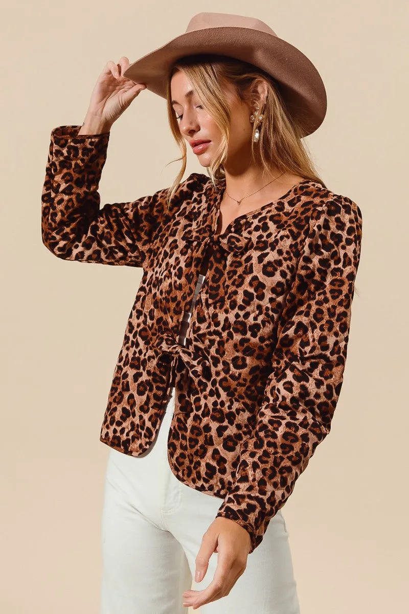 Annie Leopard Jacket