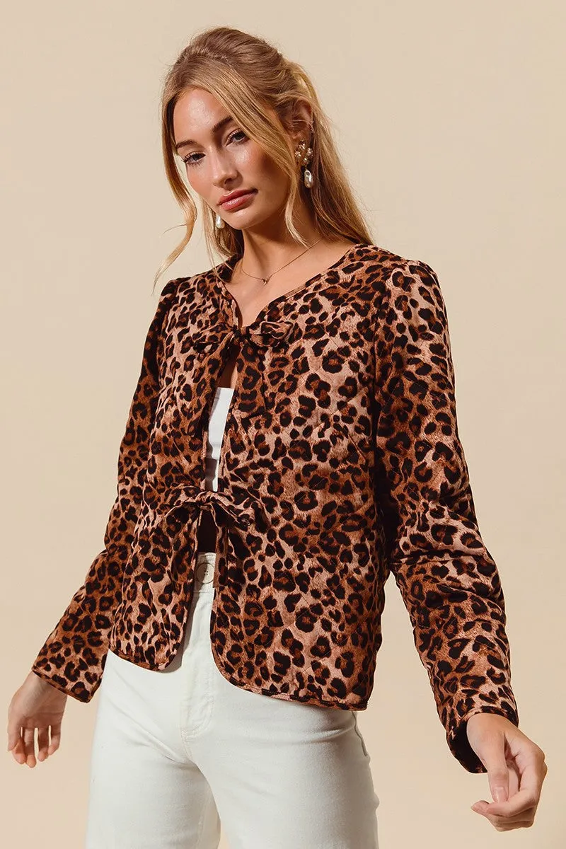 Annie Leopard Jacket