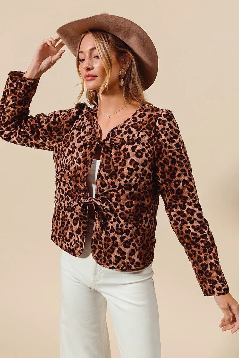 Annie Leopard Jacket