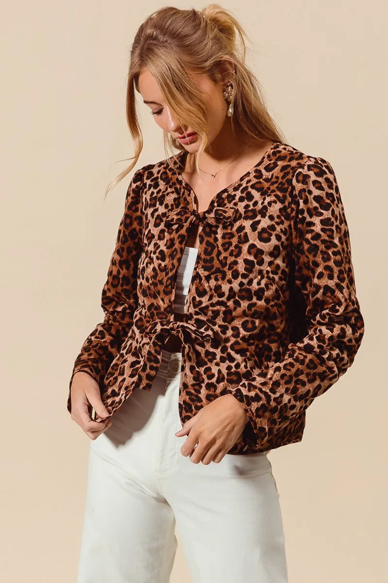 Annie Leopard Jacket