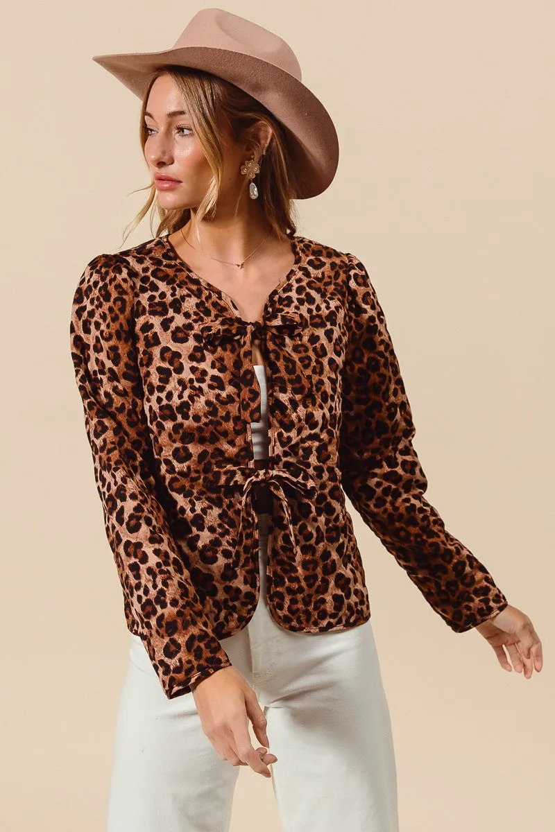 Annie Leopard Jacket