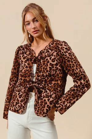Annie Leopard Jacket
