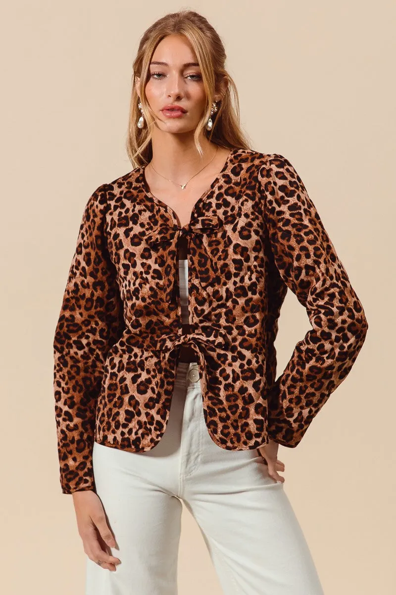 Annie Leopard Jacket