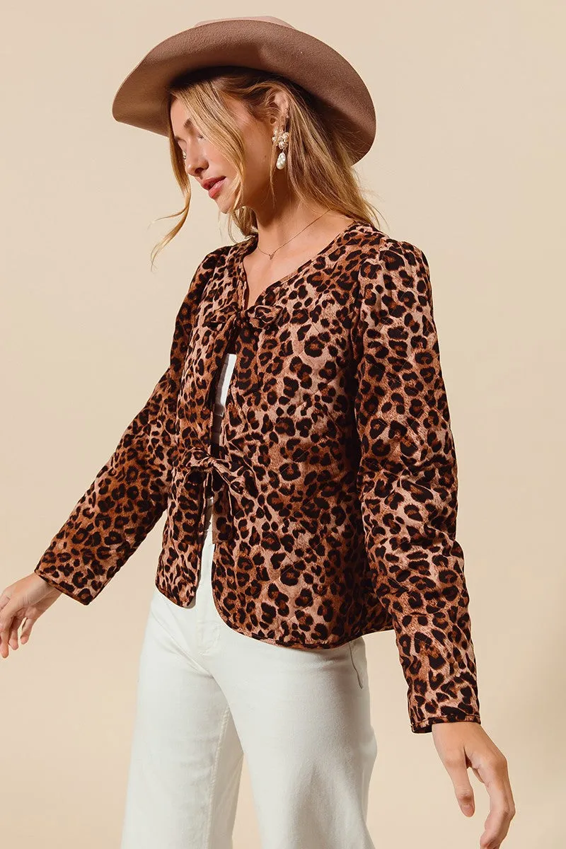 Annie Leopard Jacket