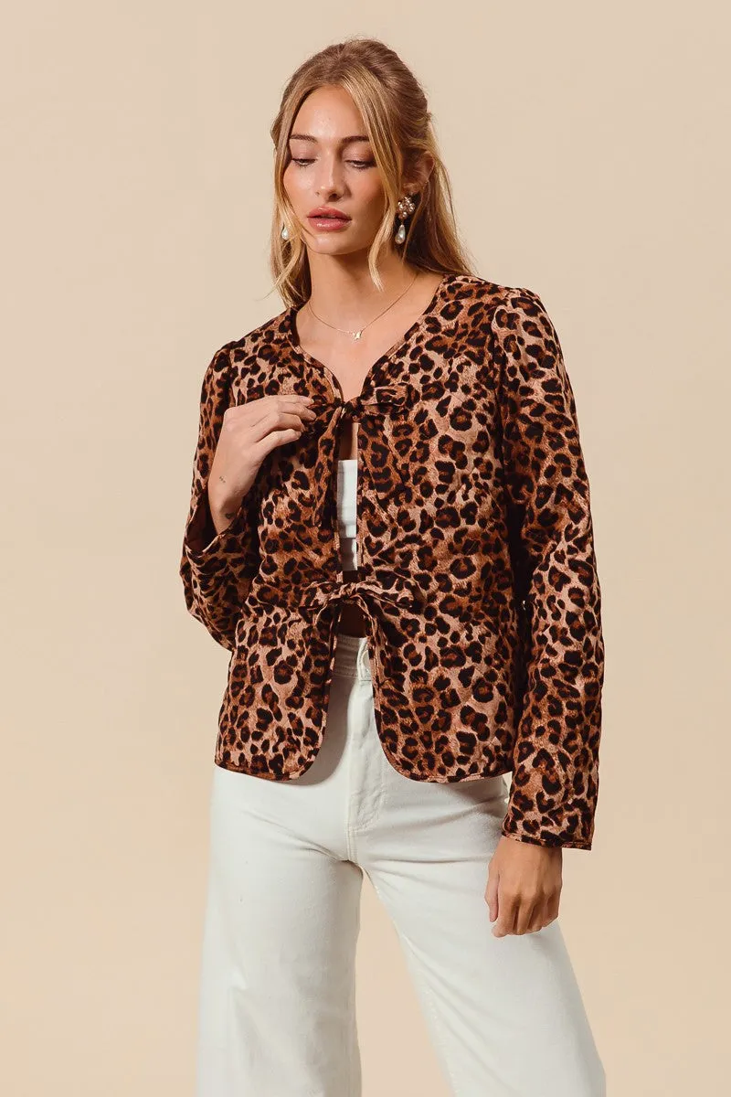 Annie Leopard Jacket