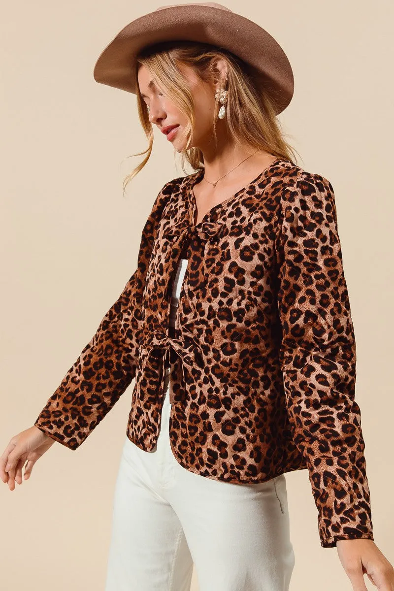 Annie Leopard Jacket