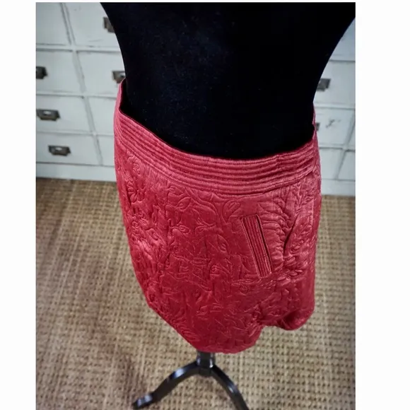 Anthropologie Beatrice Quilted Mini Skirt New 4