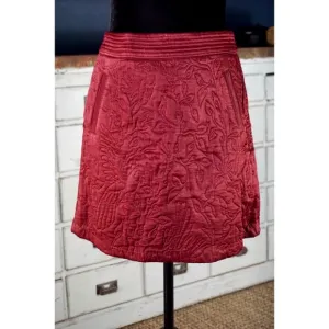 Anthropologie Beatrice Quilted Mini Skirt New 4