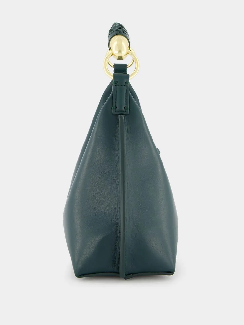 Athena Small Green Leather Bag