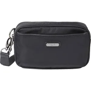 Baggallini Downtown Waist Bag Black Nylon