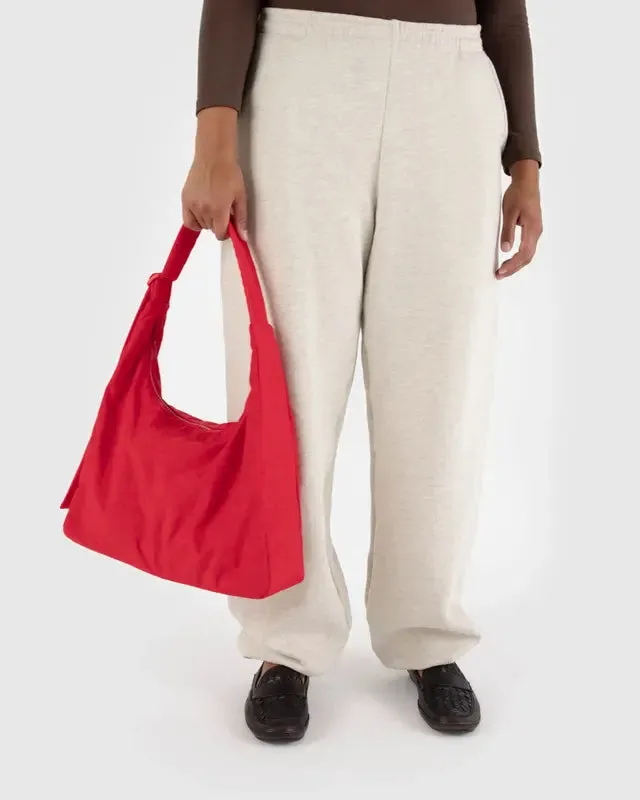 BAGGU - Large Nylon Shoulder Bag - Candy Apple Red