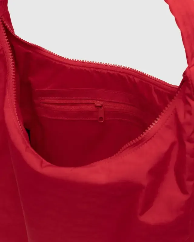 BAGGU - Large Nylon Shoulder Bag - Candy Apple Red