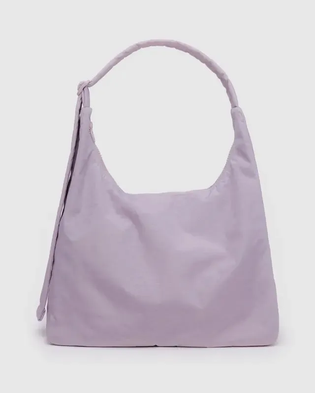 BAGGU - Large Nylon Shoulder Bag - DUSTY PINK