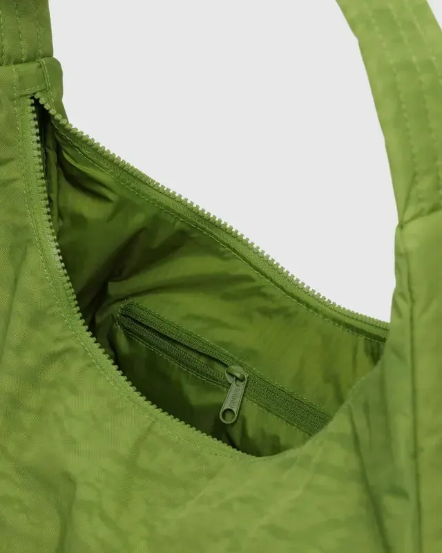 BAGGU - Large Nylon Shoulder Bag - Green Juice