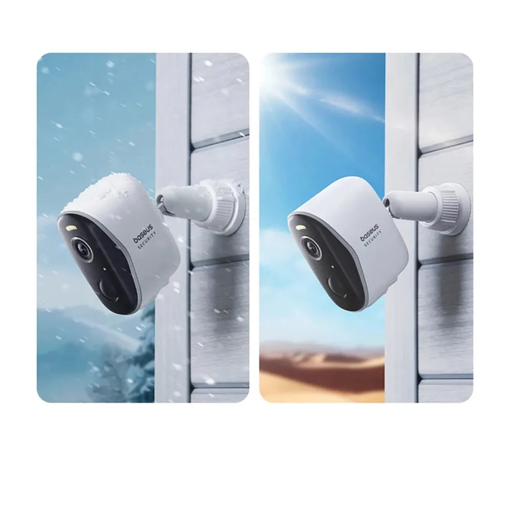 Baseus Security N1 Plus Outdoor Camera - Moon White, Overseas Edition