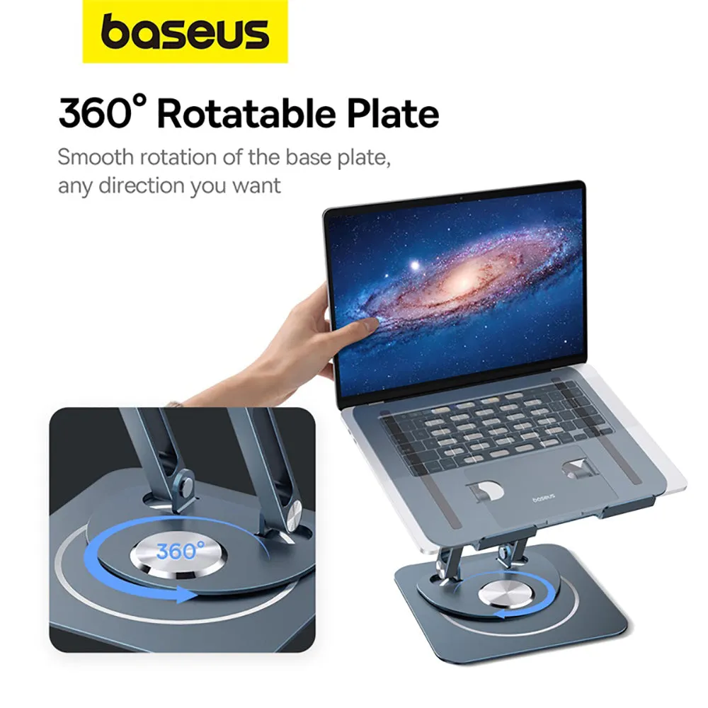 Baseus UltraStable Pro Rotatable and Adjustable Laptop Stand - Space Gray