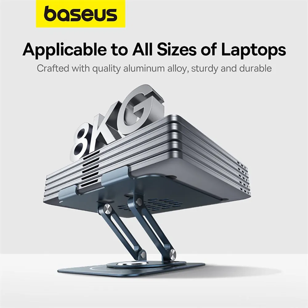 Baseus UltraStable Pro Rotatable and Adjustable Laptop Stand - Space Gray