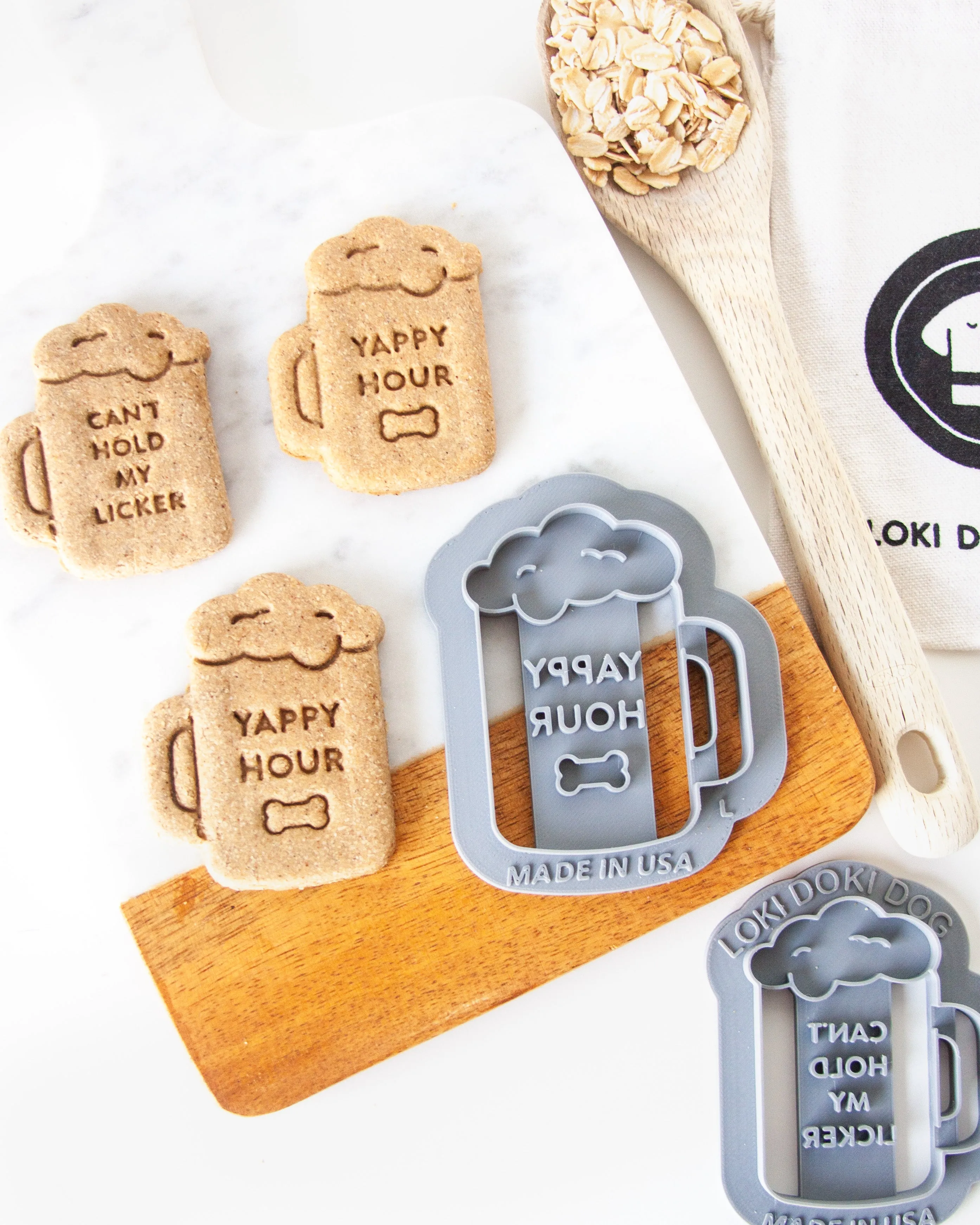 Beer Mug Shaped Dog Biscuit Cookie Cutter (10 Styles)