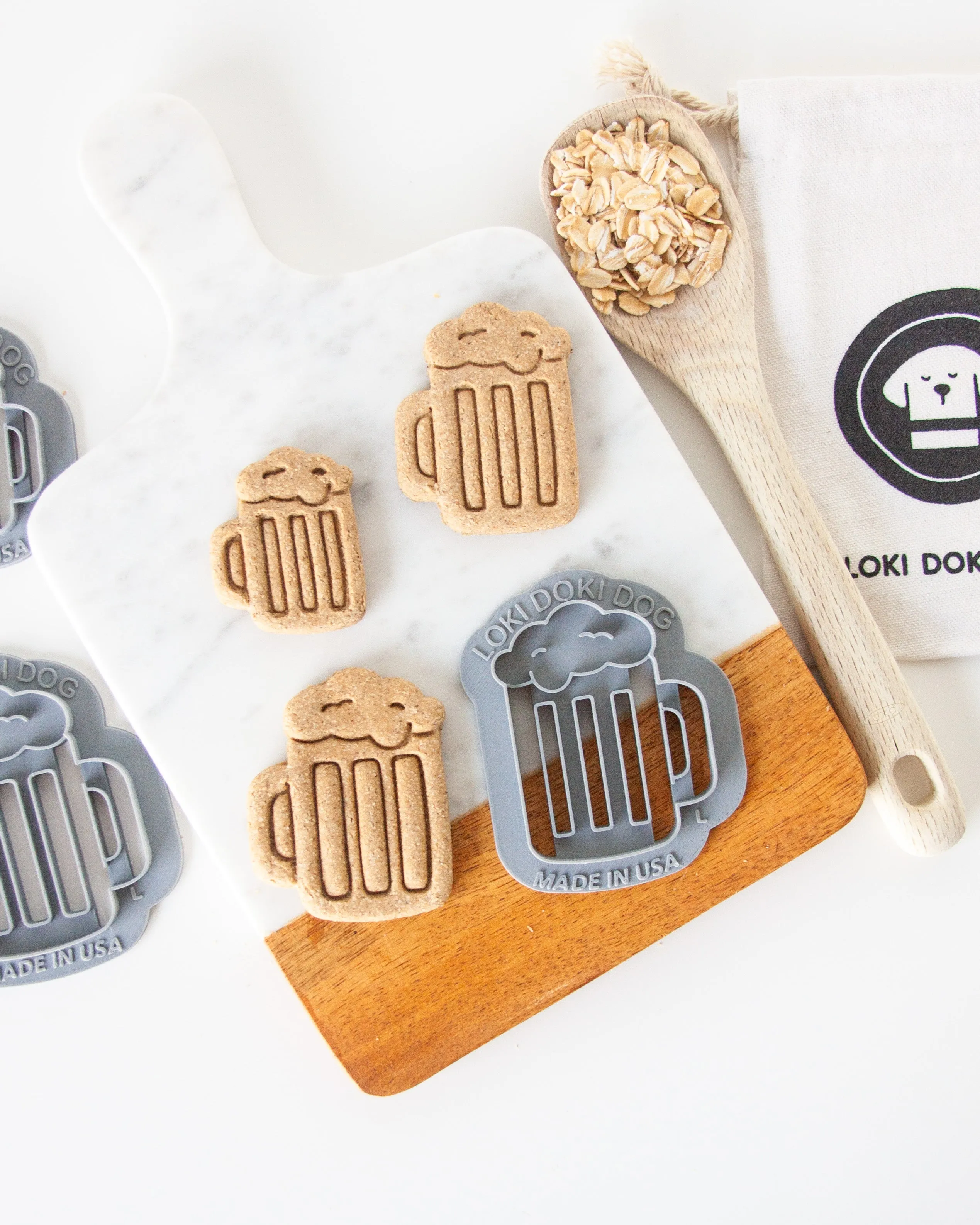 Beer Mug Shaped Dog Biscuit Cookie Cutter (10 Styles)