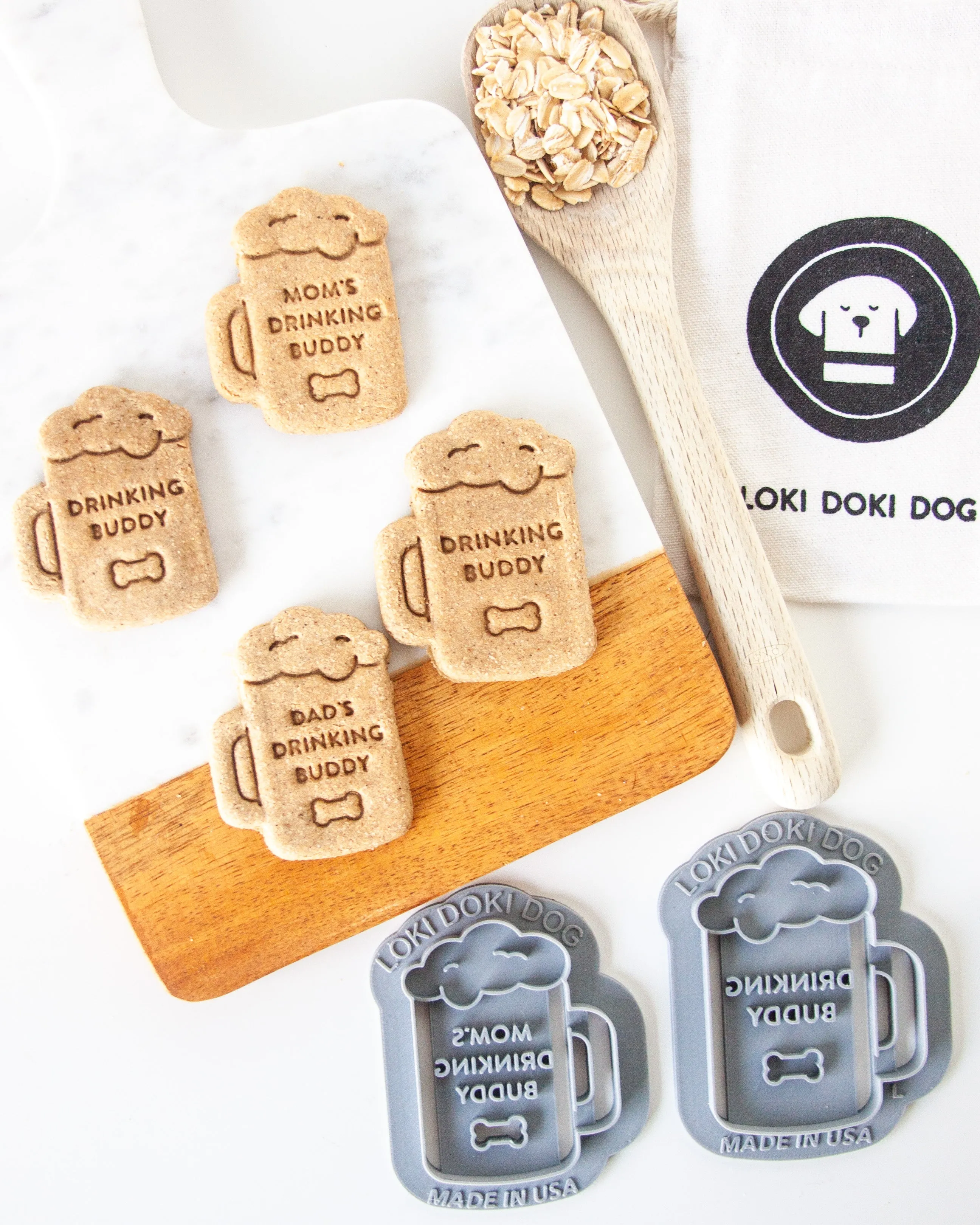 Beer Mug Shaped Dog Biscuit Cookie Cutter (10 Styles)