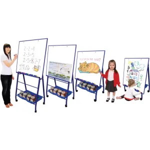 Big A-Frame Mobile Easel - Blue