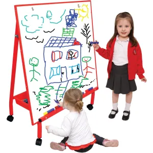 Big A-Frame Mobile Easel - Red