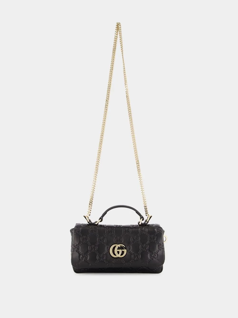 Black GG Milano Mini Top Handle Bag