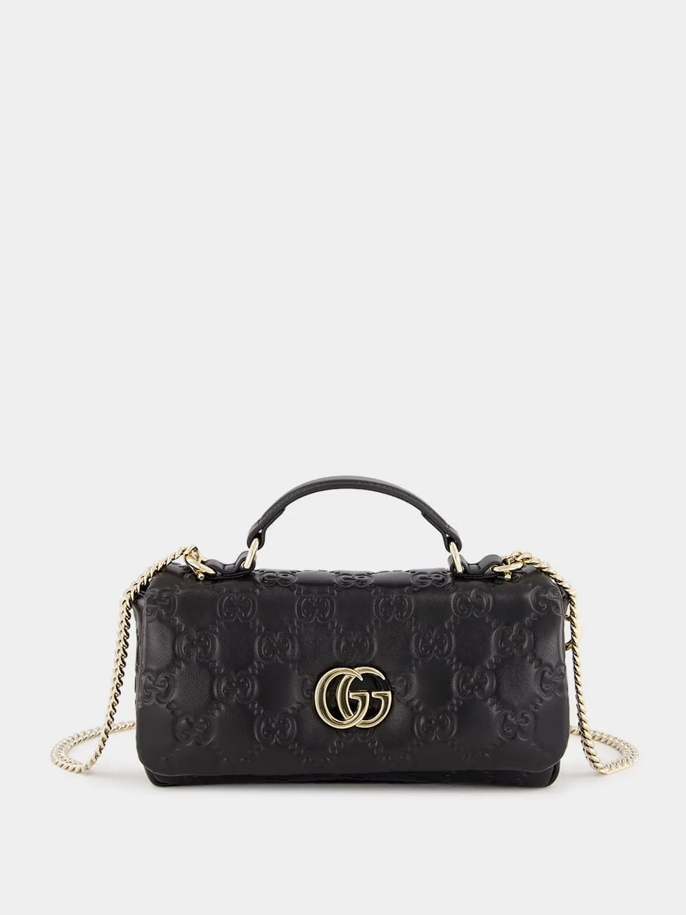 Black GG Milano Mini Top Handle Bag