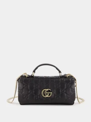 Black GG Milano Mini Top Handle Bag