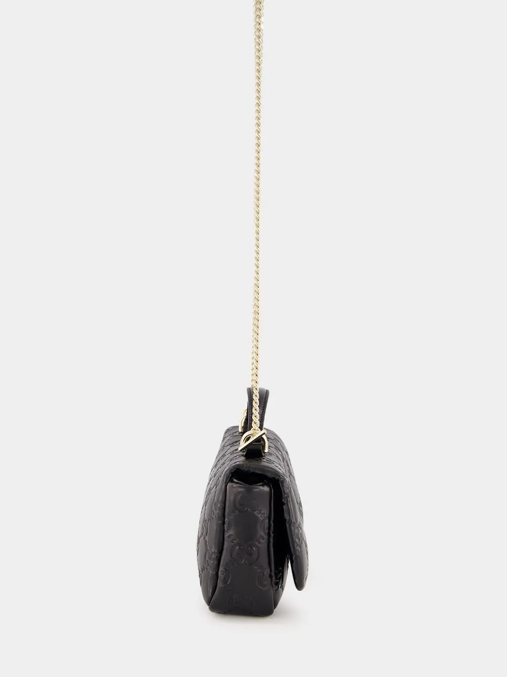 Black GG Milano Mini Top Handle Bag