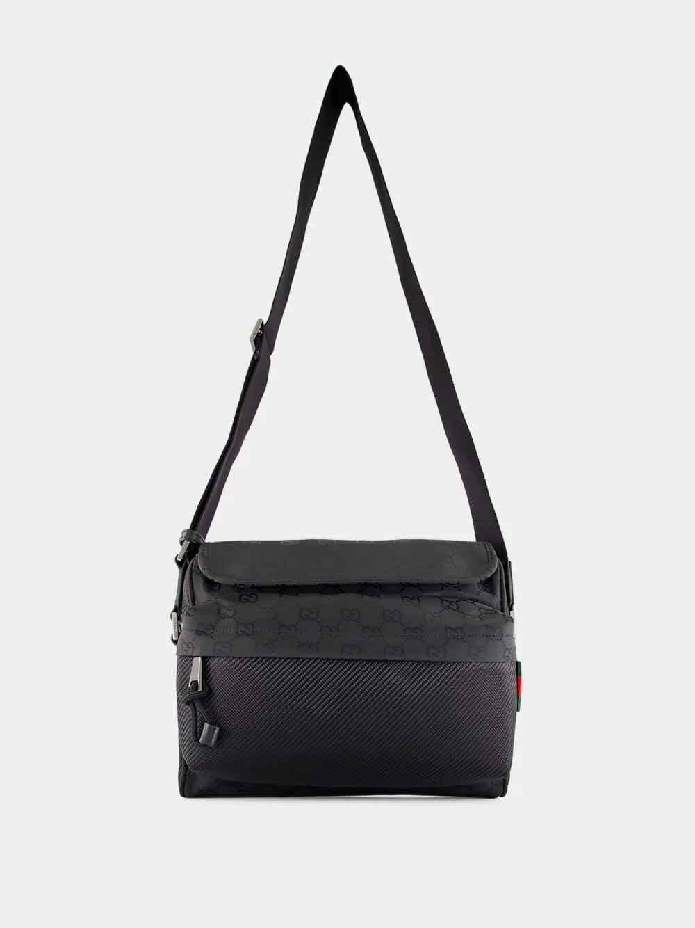 Black Medium GG Crossbody Bag
