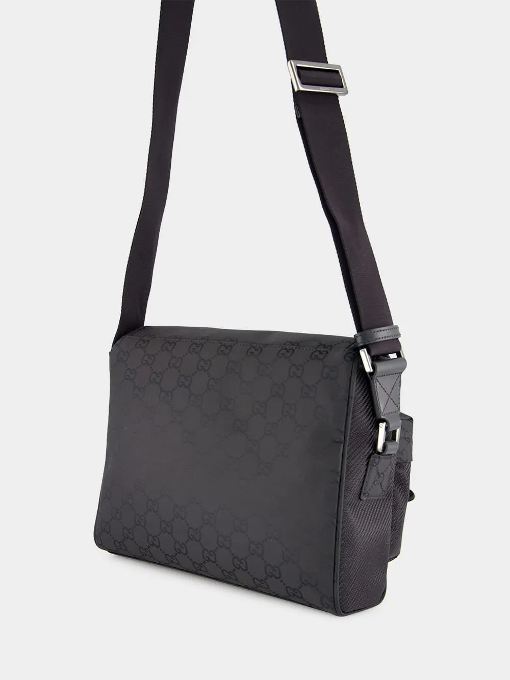 Black Medium GG Crossbody Bag