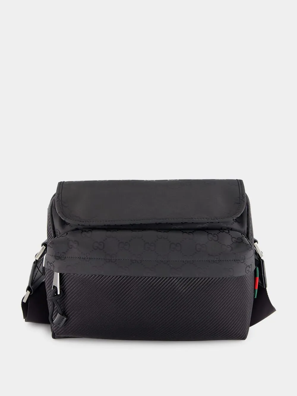 Black Medium GG Crossbody Bag