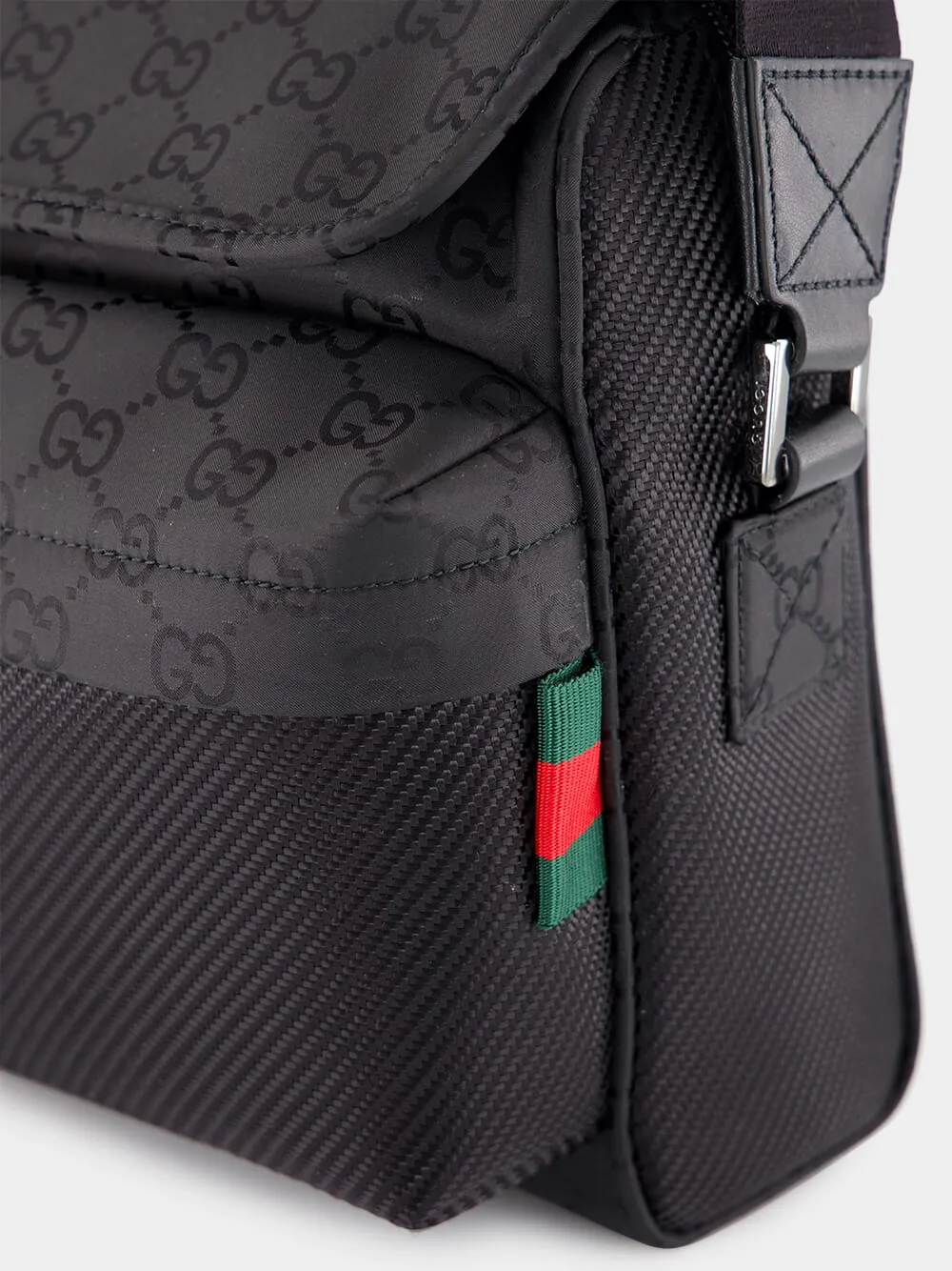 Black Medium GG Crossbody Bag