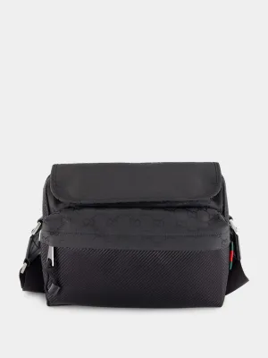 Black Medium GG Crossbody Bag